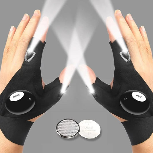 Gants avec lampe led intgrè